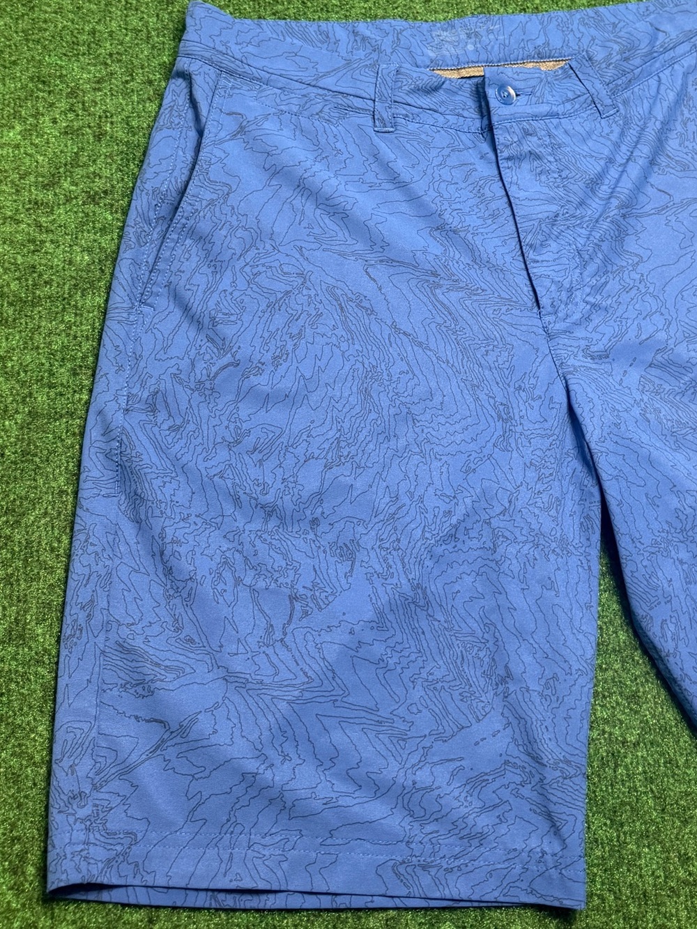 Nike Dri-Fit Golf Shorts (W33 & 10.5 inch inseam / Royal blue) - Picture 2 of 5